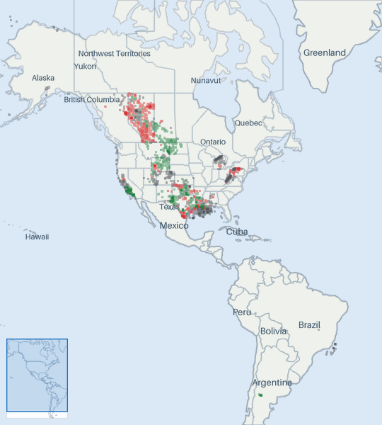 Well map of Shell. The full map is further down this page.